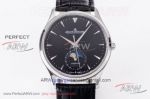 VF Factory Jaeger LeCoultre Master Moonphase Black Dial 39mm Swiss Cal.925 Automatic Watch